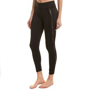 Splendid Studio Black Leggings Gold Foil Detail